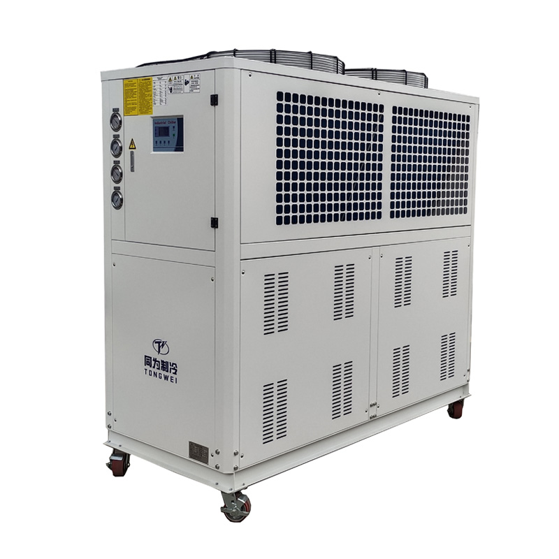 เครื่องทำความเย็นแบบ Glycol Scroll Chiller แบบระบายความร้อนด้วยอากาศแบบพกพาขนาด 15 ตัน -5C