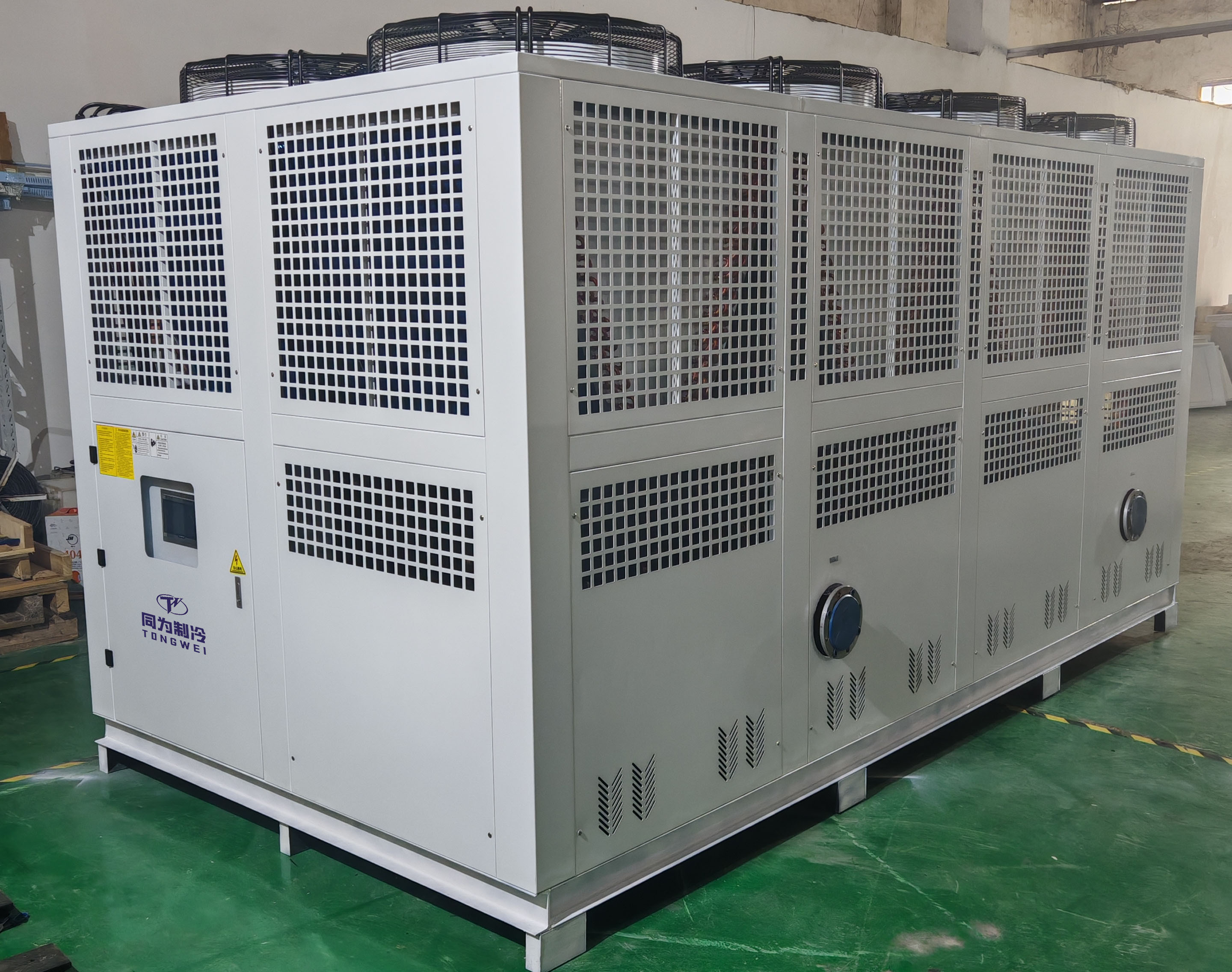 จัดส่งเครื่องทำความเย็น Scroll Chiller 100HP ไปยังฟิลิปปินส์เพื่อทำความเย็นกะทิ