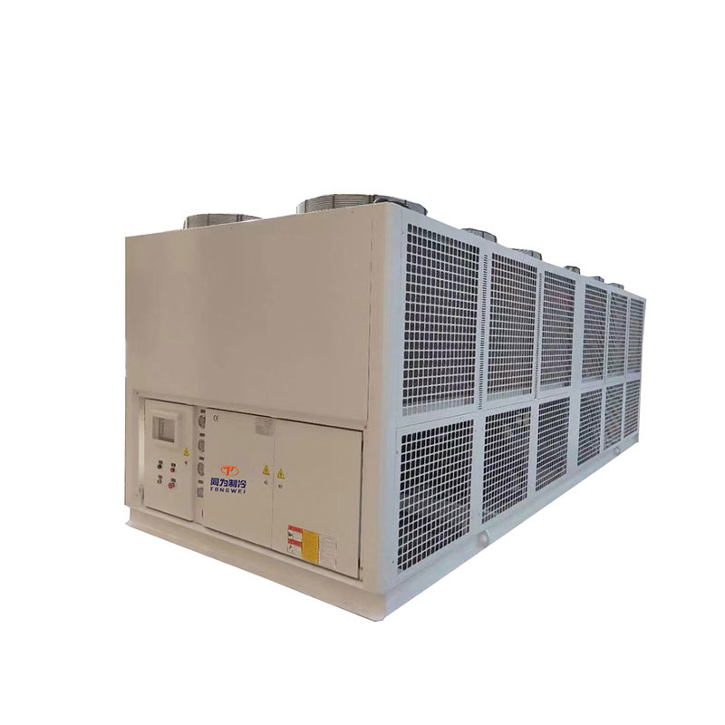 สกรูคอมเพรสเซอร์ระบายความร้อนด้วยอากาศอุตสาหกรรม Glycol Chiller 0C